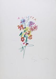 MARIO SCHIFANO - A Lisetta