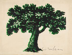 MARIO SCHIFANO - Albero