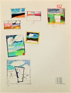 MARIO SCHIFANO - Al mare approssimativamente