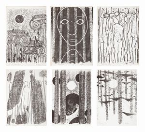 Felice Casorati - Cantiques des Colonnes - Felice Casorati e Paul Val�ry, con un testo di Mario Luzi