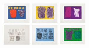 Pietro Consagra - Sei incisioni - Omaggio alla Sicilia