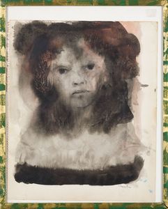 Leonor Fini - Senza titolo (Volto femminile)