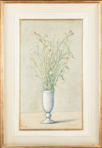 FIORENZO TOMEA : Fiori di campo  - Asta Arte Moderna e Contemporanea - Associazione Nazionale - Case d'Asta italiane