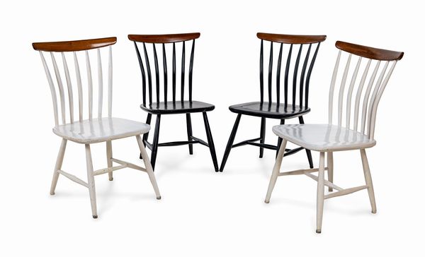 Bengt Akerblom : 4 sedie  - Asta Design e Arti Decorative del XX - Associazione Nazionale - Case d'Asta italiane