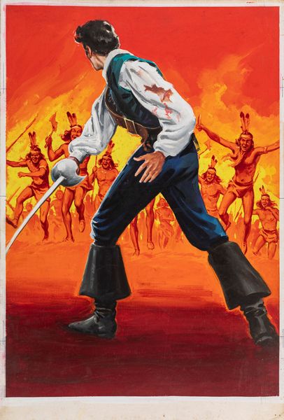 A.N.I. (autore non identificato) : L'avventuriero della tortuga  - Asta Bozzetti Cinematografici - Parte II / Asta a tempo - Associazione Nazionale - Case d'Asta italiane