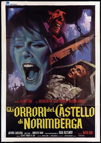 Piero Ermanno Iaia : Gli orrori del castello di Norimberga  - Asta Bozzetti Cinematografici - Parte II / Asta a tempo - Associazione Nazionale - Case d'Asta italiane