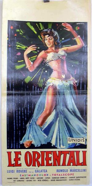 Acerbo (Manfredo Acerbo) : Le orientali  - Asta Bozzetti Cinematografici - Parte II / Asta a tempo - Associazione Nazionale - Case d'Asta italiane