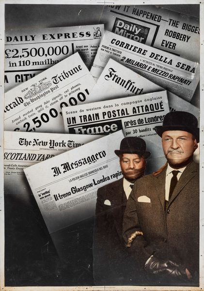 A.N.I. (autore non identificato) : L'assalto al treno Glasgow-Londra  - Asta Bozzetti Cinematografici - Parte II / Asta a tempo - Associazione Nazionale - Case d'Asta italiane