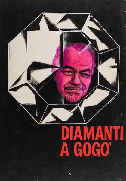 Michelangelo Papuzza : Ad ogni costo  - Asta Bozzetti Cinematografici - Parte II / Asta a tempo - Associazione Nazionale - Case d'Asta italiane