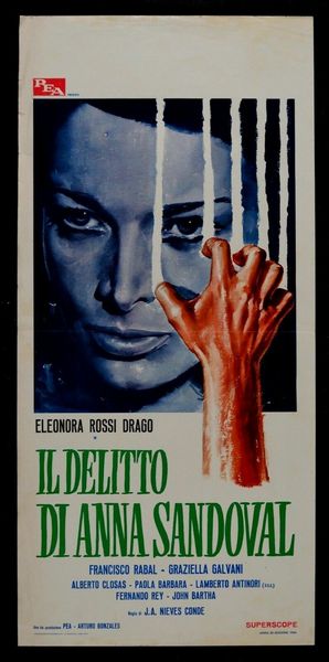 A.N.I. (autore non identificato) : Il delitto di Anna Sandoval  - Asta Bozzetti Cinematografici - Parte II / Asta a tempo - Associazione Nazionale - Case d'Asta italiane