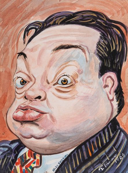 Giuseppe Piccinini : Aldo Fabrizi  - Asta Bozzetti Cinematografici - Parte II / Asta a tempo - Associazione Nazionale - Case d'Asta italiane