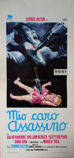 Renato Casaro : Mio caro assassino  - Asta Bozzetti Cinematografici - Parte II / Asta a tempo - Associazione Nazionale - Case d'Asta italiane