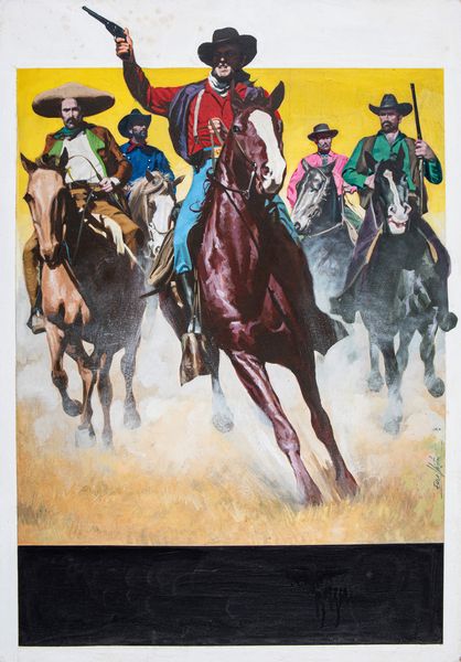 Enzo Nistri : La banda di Jesse James  - Asta Bozzetti Cinematografici - Parte II / Asta a tempo - Associazione Nazionale - Case d'Asta italiane