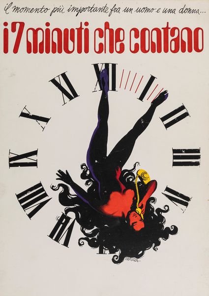 Michelangelo Papuzza : I 7 minuti che contano  - Asta Bozzetti Cinematografici - Parte II / Asta a tempo - Associazione Nazionale - Case d'Asta italiane