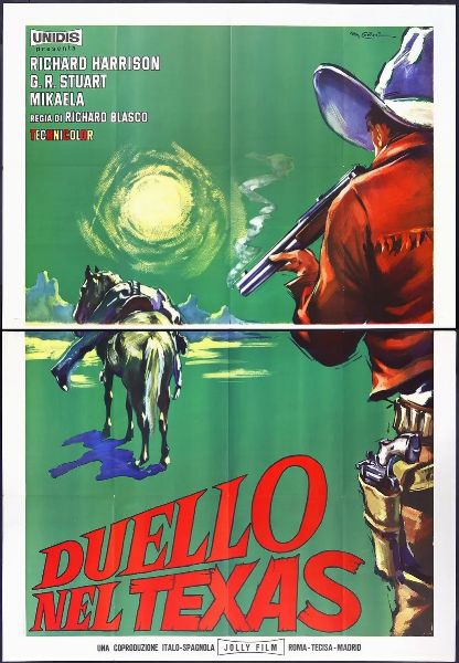 Marcello Colizzi : Duello nel Texas  - Asta Bozzetti Cinematografici - Parte II / Asta a tempo - Associazione Nazionale - Case d'Asta italiane