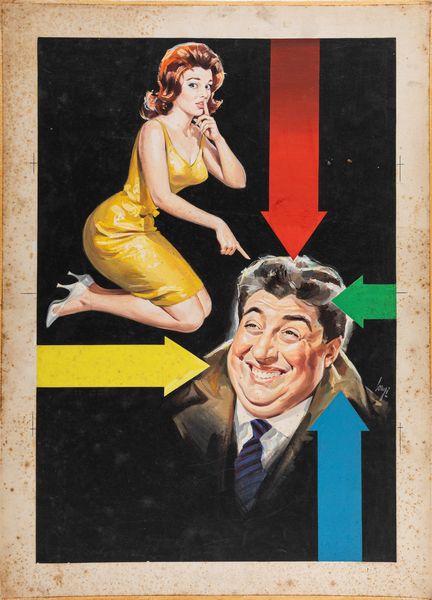 Carlantonio Longi : L'assassino si chiama Pompeo  - Asta Bozzetti Cinematografici - Parte II / Asta a tempo - Associazione Nazionale - Case d'Asta italiane