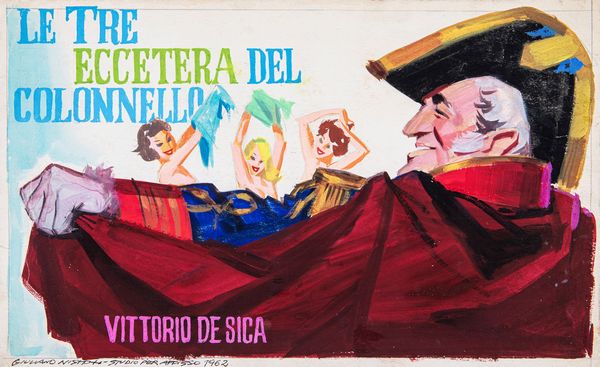 Giuliano Nistri : Le tre eccetera del colonnello  - Asta Bozzetti Cinematografici - Parte II / Asta a tempo - Associazione Nazionale - Case d'Asta italiane