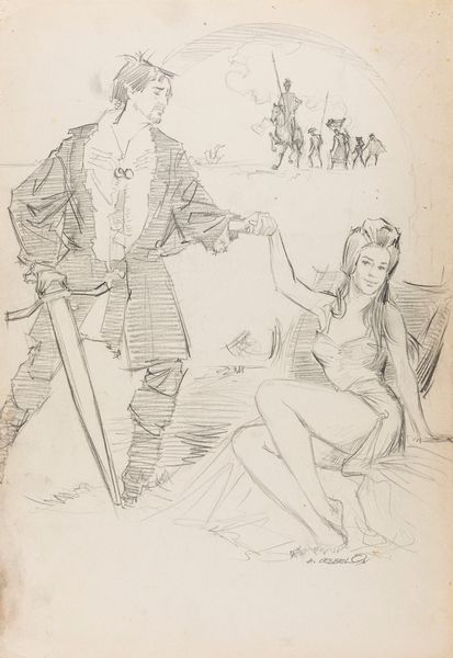 Angelo Cesselon : L'armata Brancaleone  - Asta Bozzetti Cinematografici - Parte II / Asta a tempo - Associazione Nazionale - Case d'Asta italiane