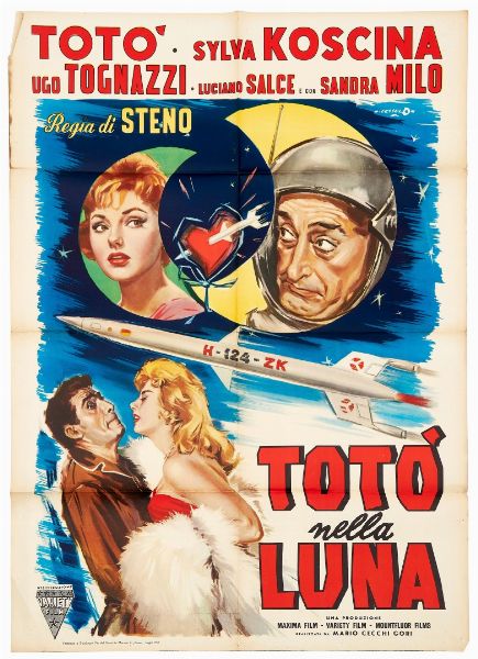 Angelo Cesselon : Tot nella luna  - Asta Bozzetti Cinematografici - Parte II / Asta a tempo - Associazione Nazionale - Case d'Asta italiane