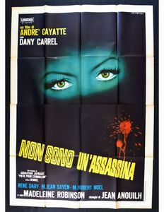 Francesco Fiorenzi : Non sono un'assassina  - Asta Bozzetti Cinematografici - Parte II / Asta a tempo - Associazione Nazionale - Case d'Asta italiane