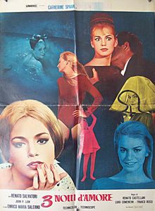 A.N.I. (autore non identificato) : 3 notti d'amore  - Asta Bozzetti Cinematografici - Parte II / Asta a tempo - Associazione Nazionale - Case d'Asta italiane