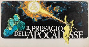Michelangelo Papuzza : Il presagio  - Asta Bozzetti Cinematografici - Parte II / Asta a tempo - Associazione Nazionale - Case d'Asta italiane