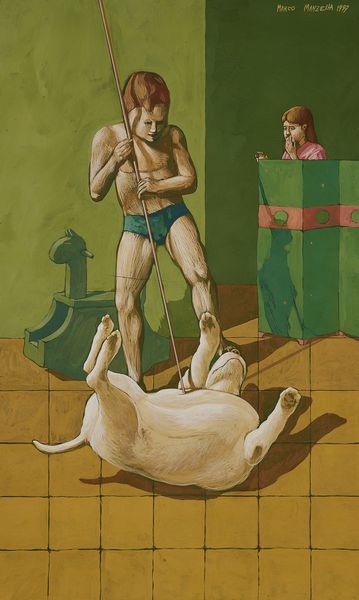Marco Manzella : San Giorgio e il drago  - Asta Parade I - Arte Contemporanea - Associazione Nazionale - Case d'Asta italiane