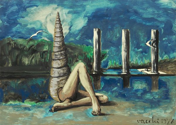 Sergio Vacchi : Nascita di Venere  - Asta Parade I - Arte Contemporanea - Associazione Nazionale - Case d'Asta italiane