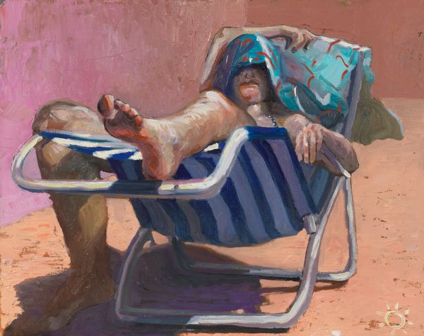 Paul Beel : Figura sulla sdraio  - Asta Parade I - Arte Contemporanea - Associazione Nazionale - Case d'Asta italiane