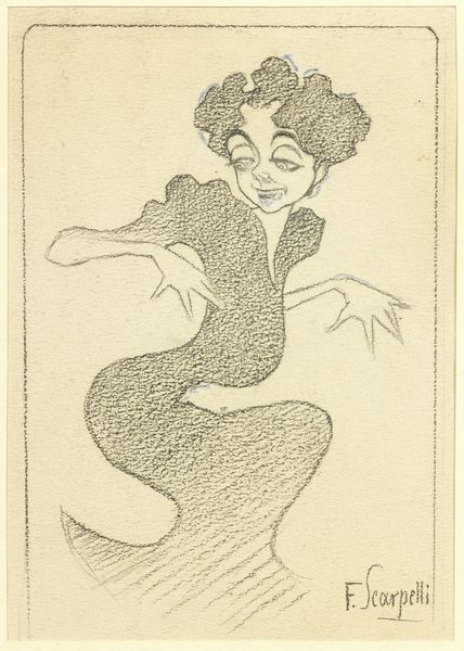 Filiberto Scarpelli : Ritratto di Dina Galli  - Asta Parade I - Arte Contemporanea - Associazione Nazionale - Case d'Asta italiane