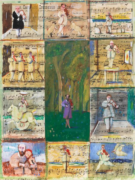 Antonio Possenti : Dodici musicisti  - Asta Parade I - Arte Contemporanea - Associazione Nazionale - Case d'Asta italiane