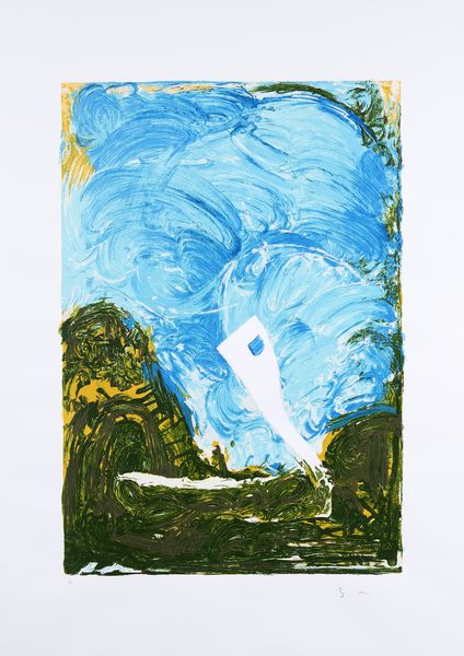 MARIO SCHIFANO : Cielo alto  - Asta Parade I - Arte Contemporanea - Associazione Nazionale - Case d'Asta italiane