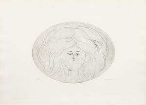 Antonio Bueno - Volto femminile