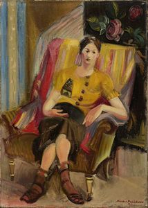 Nicolas Poliakoff - Figura seduta