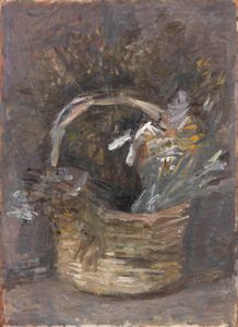 Mario Marcucci - Cesto con fiori