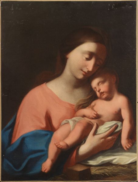 Scuola emiliana del XVII secolo : Madonna con il Bambino  - Asta Parade II - Arredi e Dipinti Antichi - Associazione Nazionale - Case d'Asta italiane