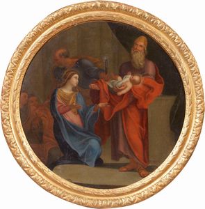 Scuola genovese del XVII secolo - Presentazione al Tempio