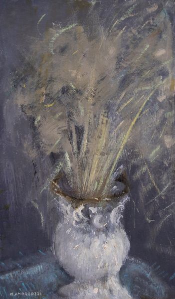 Marcello Andreozzi : Vaso con penne di pavone  - Asta Parade III - Dipinti e Sculture del XIX e XX secolo - Associazione Nazionale - Case d'Asta italiane