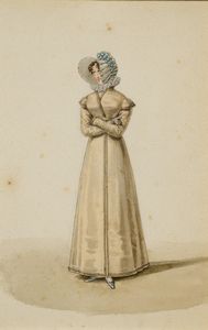 Louis-Marie Lanté - Femme portant un chapeau regardant vers la gauche