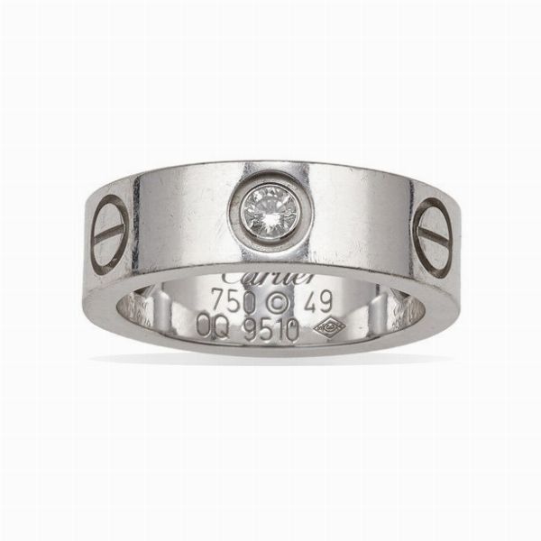 Cartier. Anello Love con diamanti  - Asta Gioielli  - Associazione Nazionale - Case d'Asta italiane