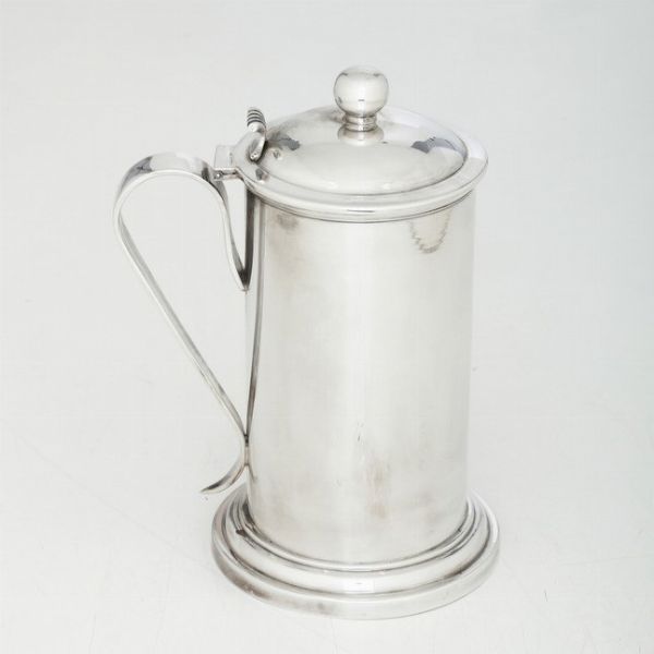 Tankard. Argenteria italiana del XX secolo, argentiere Massimo Milanese, Alessandria  - Asta Argenti - Associazione Nazionale - Case d'Asta italiane