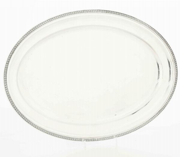 Pescera ovale. Argenteria veneta del XX secolo, argentiere F.lli Zaramella, Padova  - Asta Argenti - Associazione Nazionale - Case d'Asta italiane