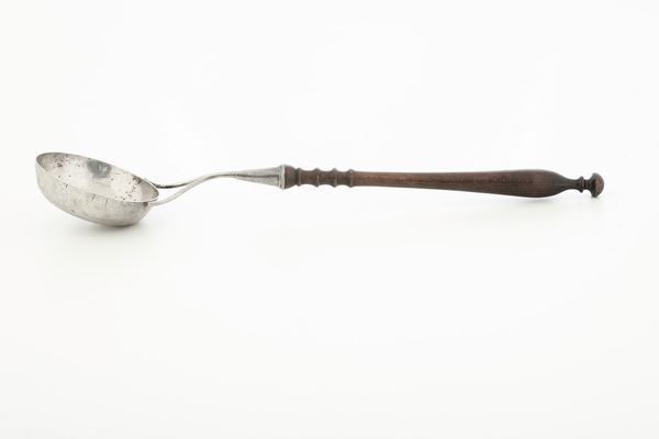 Mestolo con manico in legno. Genova XIX secolo  - Asta Argenti - Associazione Nazionale - Case d'Asta italiane