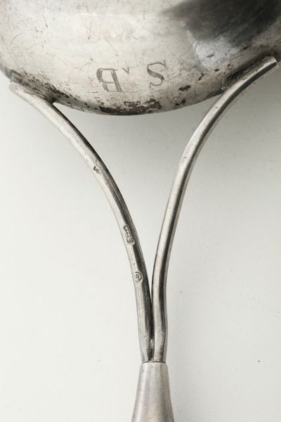 Mestolo con manico in legno. Genova XIX secolo  - Asta Argenti - Associazione Nazionale - Case d'Asta italiane