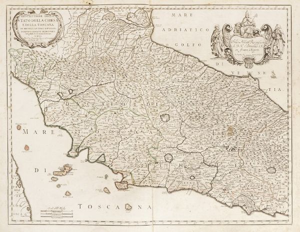 MICHEL-ANTOINE BAUDRAND : Descrittione dello Stato Della Chiesa e Della Toscana  - Asta  Arte Antica, Moderna e Contemporanea [Parte I] - Associazione Nazionale - Case d'Asta italiane