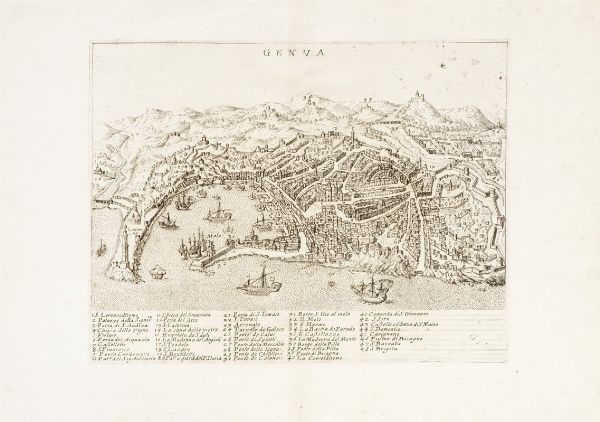 GIACOMO LAURO : Genua.  - Asta  Arte Antica, Moderna e Contemporanea [Parte I] - Associazione Nazionale - Case d'Asta italiane