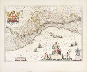 Willem Janszoon Blaeu - Liguria  Stato della Republica di Genova.