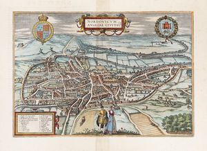 GEORG BRAUN - NORDOVICUM, ANGLIAE CIVITAS.