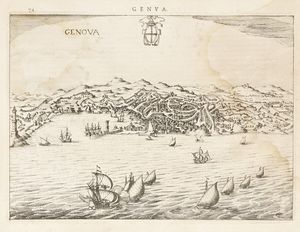 JODOCUS HONDIUS - GENUA / GENOVA.