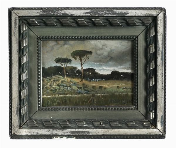 GIUSEPPE ROSSI : La pineta di Torre del Lago.  - Asta Arte Antica, Moderna e Contemporanea [Parte II] - Associazione Nazionale - Case d'Asta italiane
